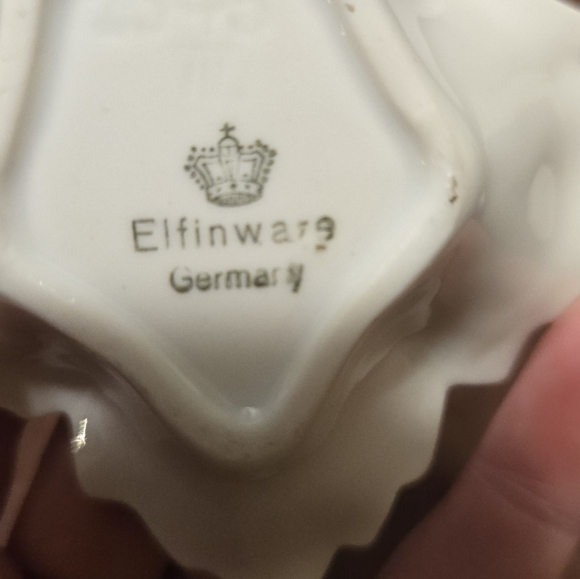 Antique Elfinware Germany Salt Cellar - Picture 5 of 6